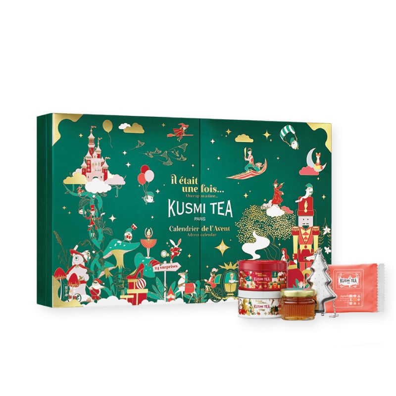 Kusmi Tea - Coffret Les Infusions Bio - AquaExotica, AquaSummer, Feel Zen,  Lovely Night, Happy Mind, Only Spices, Rooibos Vanille, Rooibos Amande 