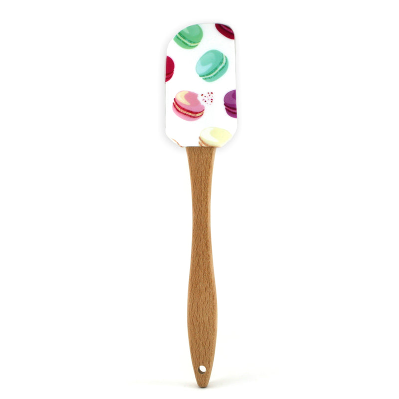 Cribun Outil de spatule en silicone pour mélanger et gratter et cuire des  gâteaux, ensemble d'ustensiles de cuisson en silicone résistant à la  chaleur dans des couleurs vives (lot de 4) 