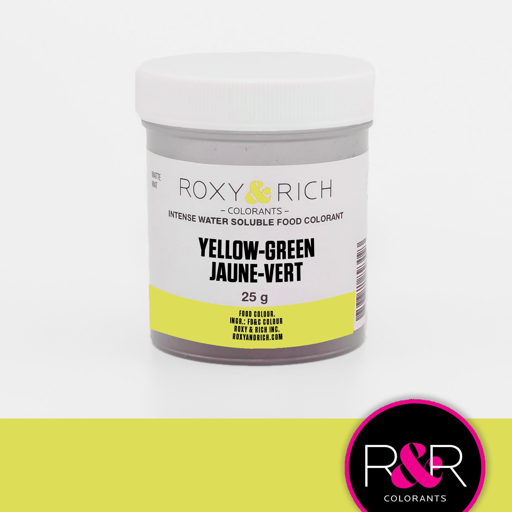 Colorant alimentaire hydrosoluble Vert Feuille - Roxy & Rich