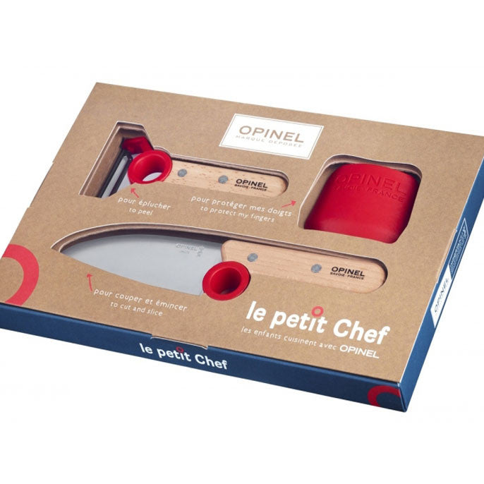 Opinel Le Petit Chef, Eplucheur Acier Inoxydable Gris M : :  Cuisine et Maison