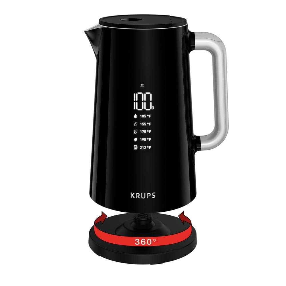 Bouilloire numérique Smart'n light 1,7 L 12 tasses    - Krups - Bouilloire -  - La Guilde Culinaire