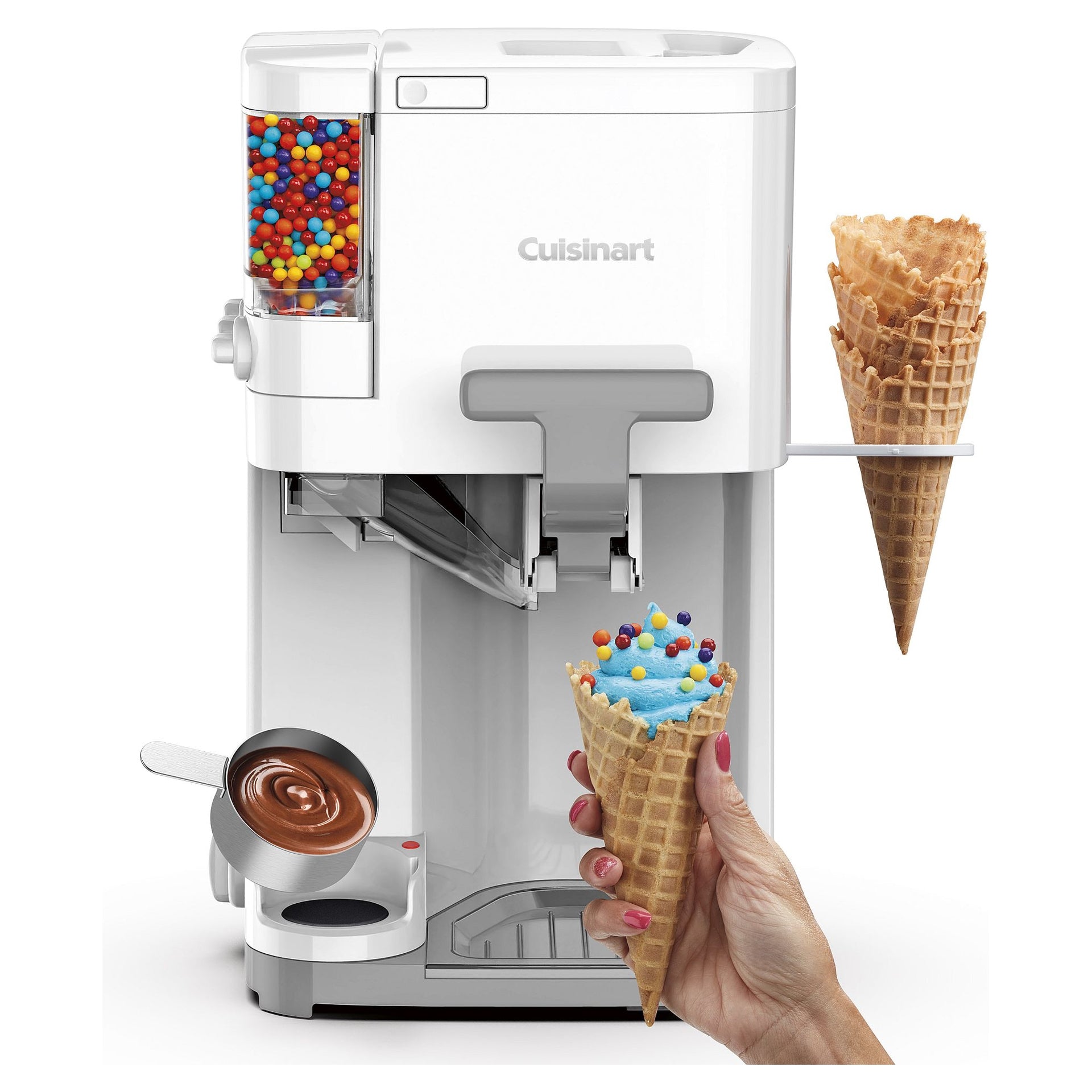 Machine à crème glacée molle mix it in    - Cuisinart - Sorbetière et turbine à glace -  - La Guilde Culinaire