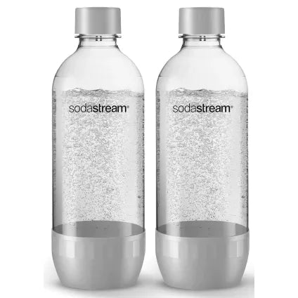 Bouteille à gazéification de 1 L grise - emb. de 2    - Sodastream - Bouteille à gazéification -  - La Guilde Culinaire