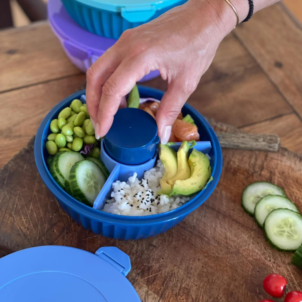 Yumbox – Poke Bowl (3 compartiments)    - Yumbox - Boîte à repas -  - La Guilde Culinaire