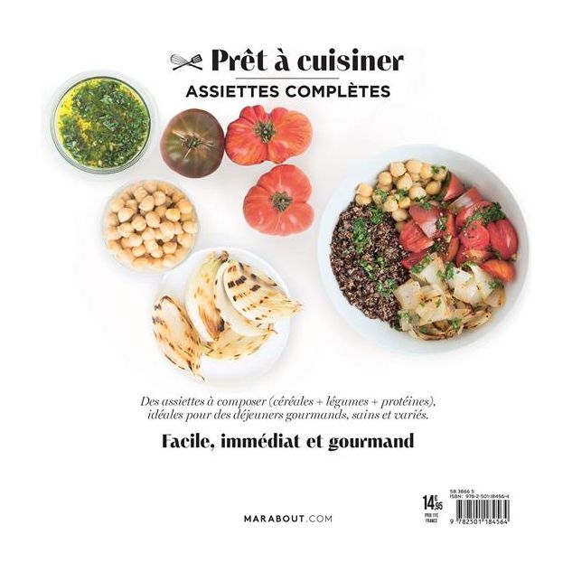 Assiettes complètes    - Marabout - Livre de cuisine -  - La Guilde Culinaire