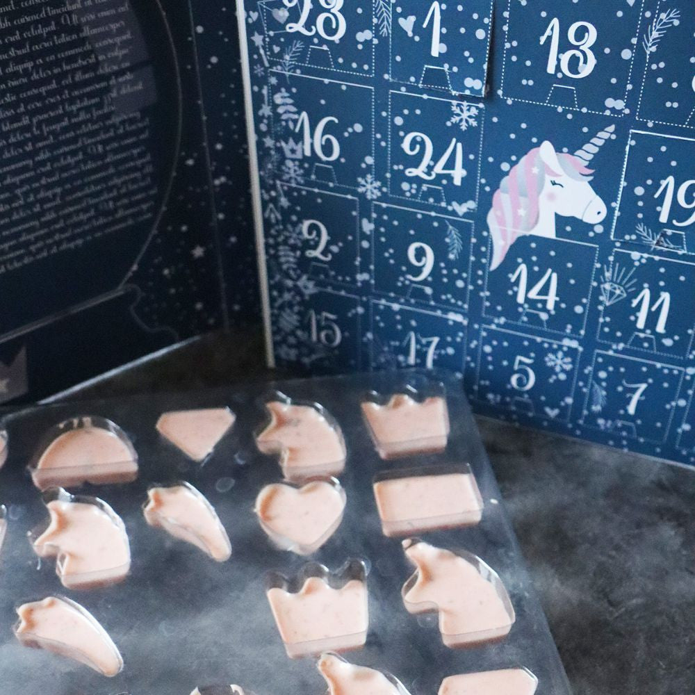 Calendrier de l'avent Licorne pour chocolat à remplir    - Scrapcooking - Calendrier de l'avent -  - La Guilde Culinaire