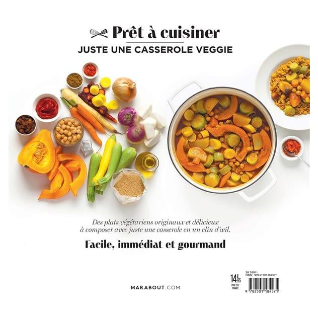 Juste une casserole veggie    - Marabout - Livre de cuisine -  - La Guilde Culinaire