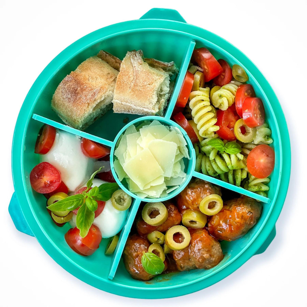 Yumbox – Poke Bowl (4 compartiments) Paradise Aqua   - Yumbox - Boîte à repas - PAP2023104 - La Guilde Culinaire