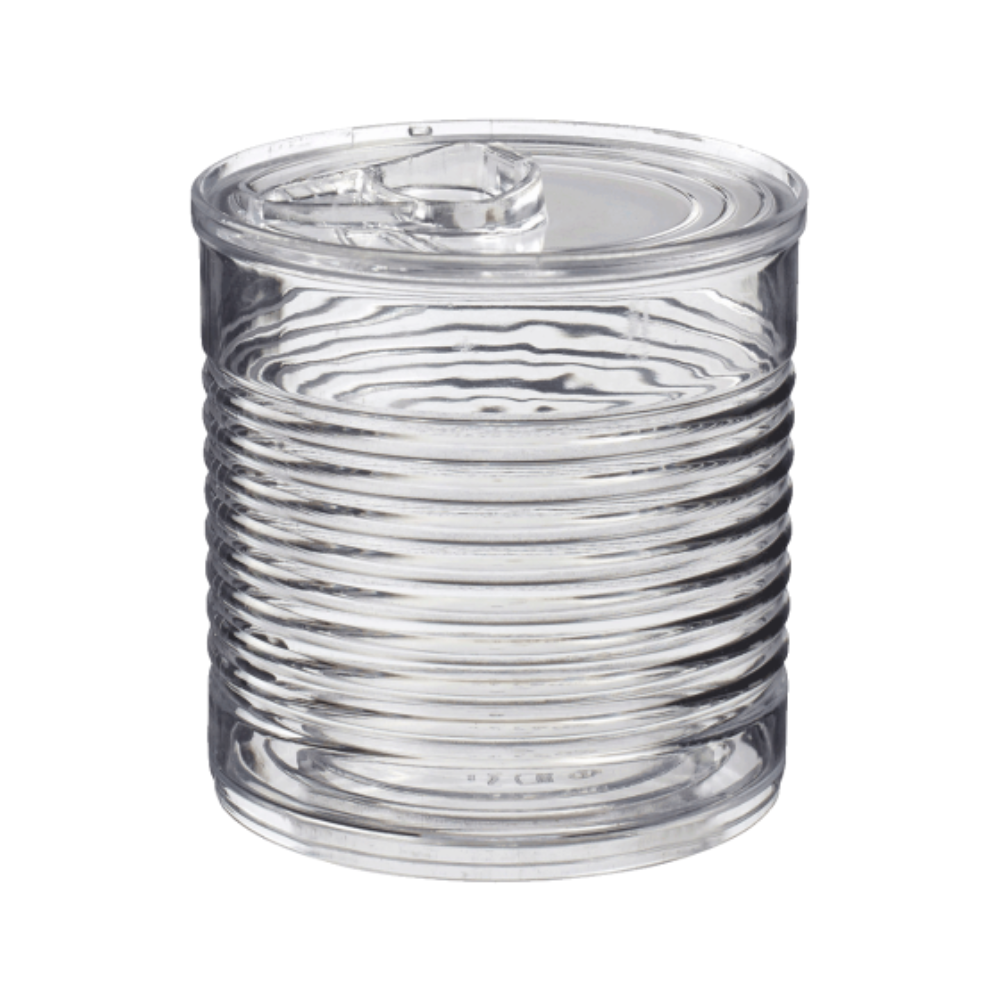 Boite de conserve transparente 60 ml    - Solia - Service de table jetable -  - La Guilde Culinaire