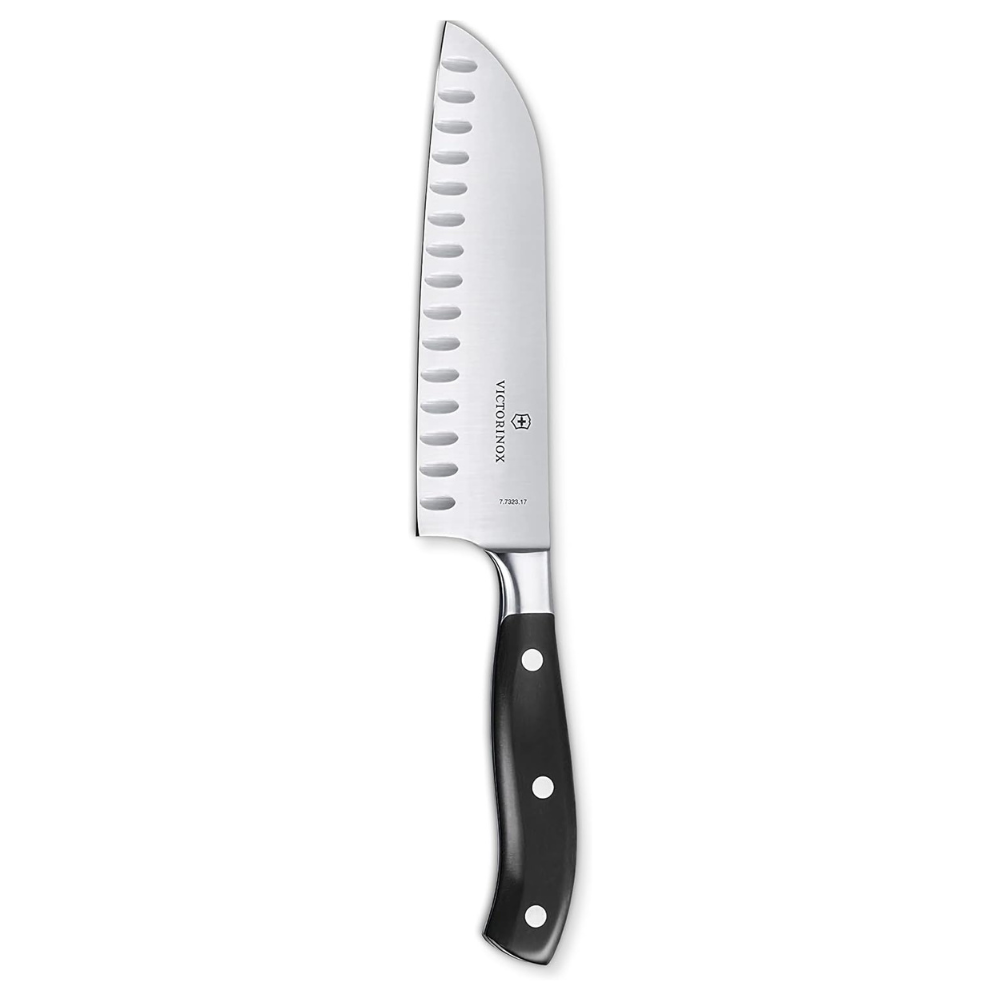 Couteau Santoku Grand Maître Noir - Victorinox - Couteau Japonais - - La Guilde Culinaire