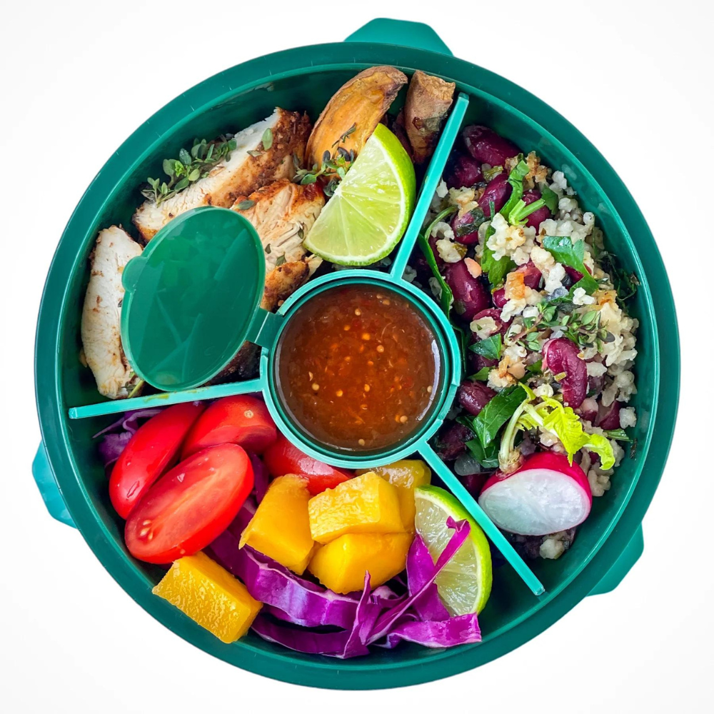 Yumbox – Poke Bowl (3 compartiments)    - Yumbox - Boîte à repas -  - La Guilde Culinaire