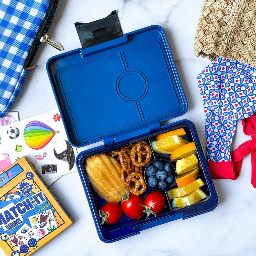 Yumbox Bento - Snack - Monte Carlo Blue/Navy (3 compartiments)    - Yumbox - Boîte à repas -  - La Guilde Culinaire