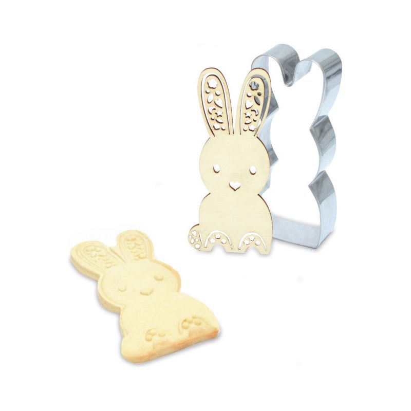 Découpoir + embosseur bois Lapin    - Scrapcooking - Découpoir -  - La Guilde Culinaire