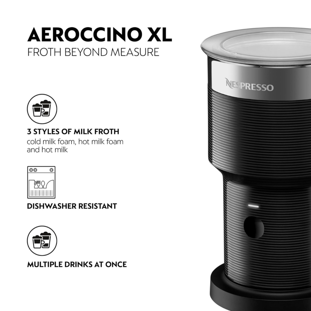 Mousseur à lait Aeroccino XL    - Nespresso - Mousseur à lait -  - La Guilde Culinaire