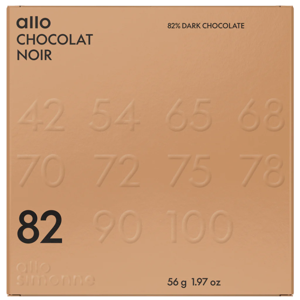 Tablette Chocolat noir 82% - Colombie - Allo Simonne - Tablette de chocolat - - La Guilde Culinaire