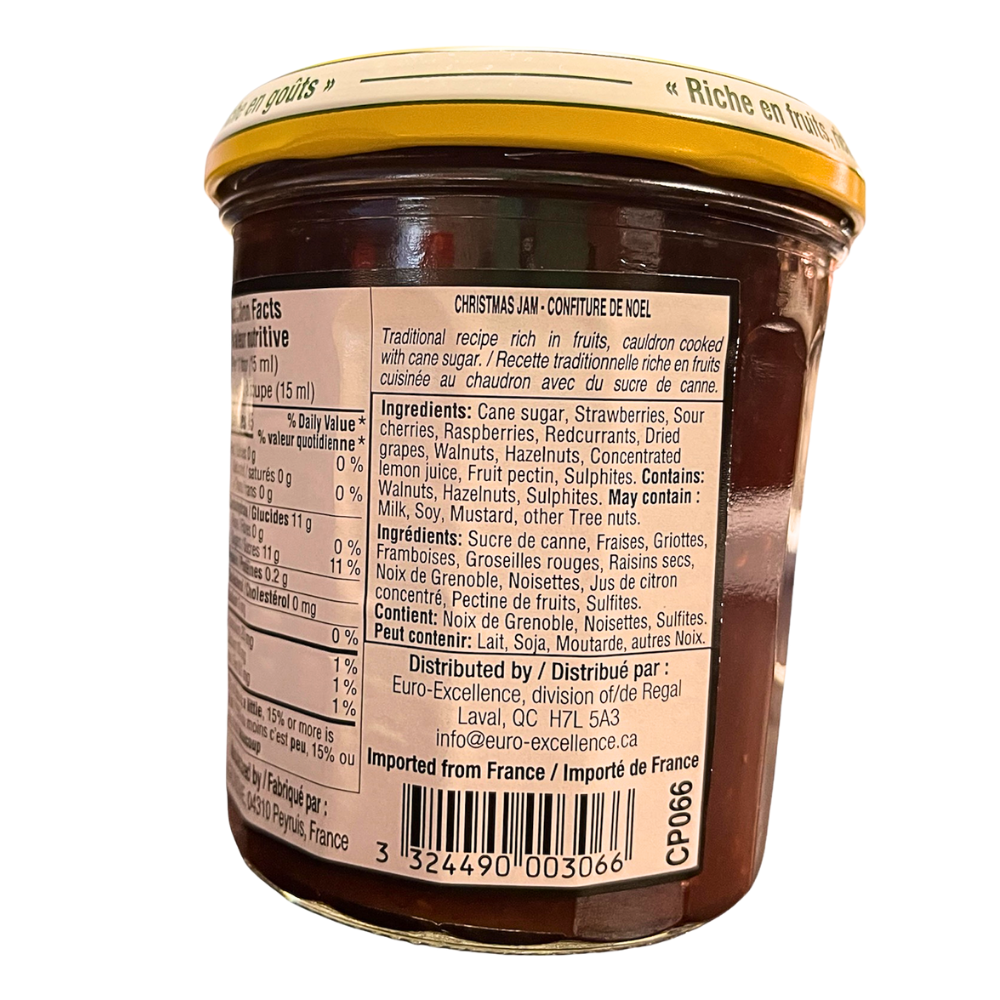 Confiture de Noël 250 ml - Les Comtes de Provence    - Comtes de Provence - Confiture -  - La Guilde Culinaire