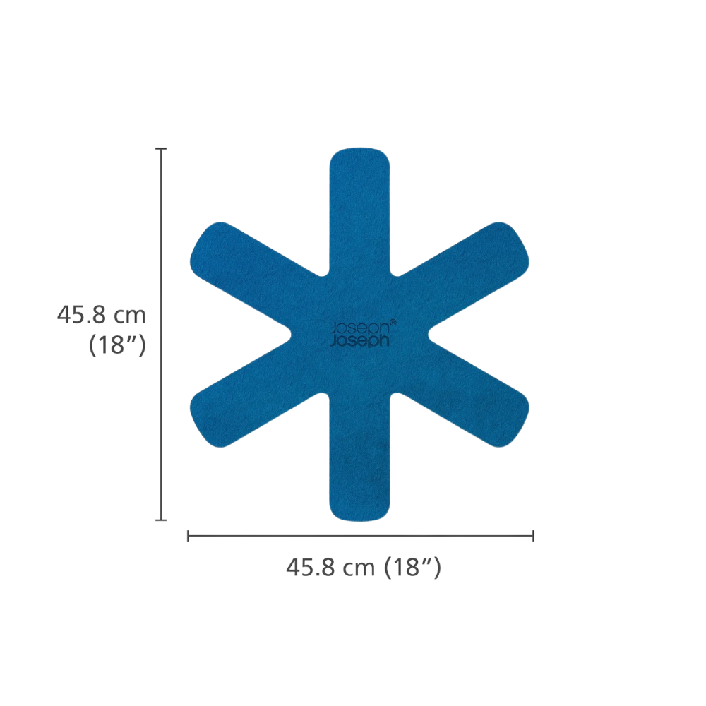 Ensemble bleu Space 3 pièces de protection de casseroles    - Joseph Joseph - Range-vaisselle -  - La Guilde Culinaire