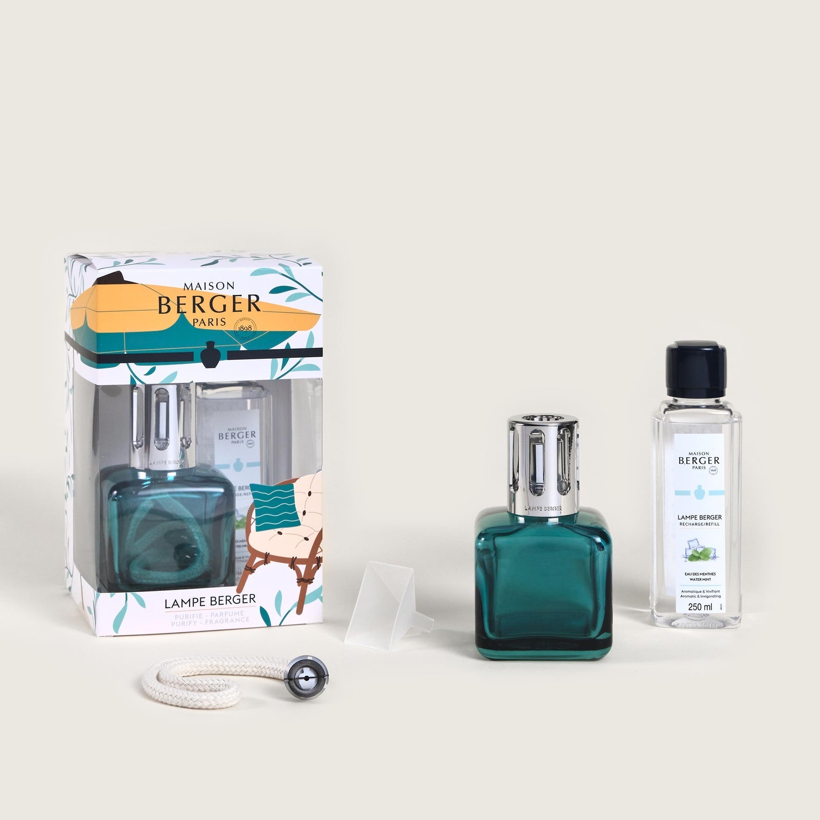 Coffret lampe Berger - Glaçon Summer Verte    - Maison Berger Paris - Parfums d'ambiance -  - La Guilde Culinaire