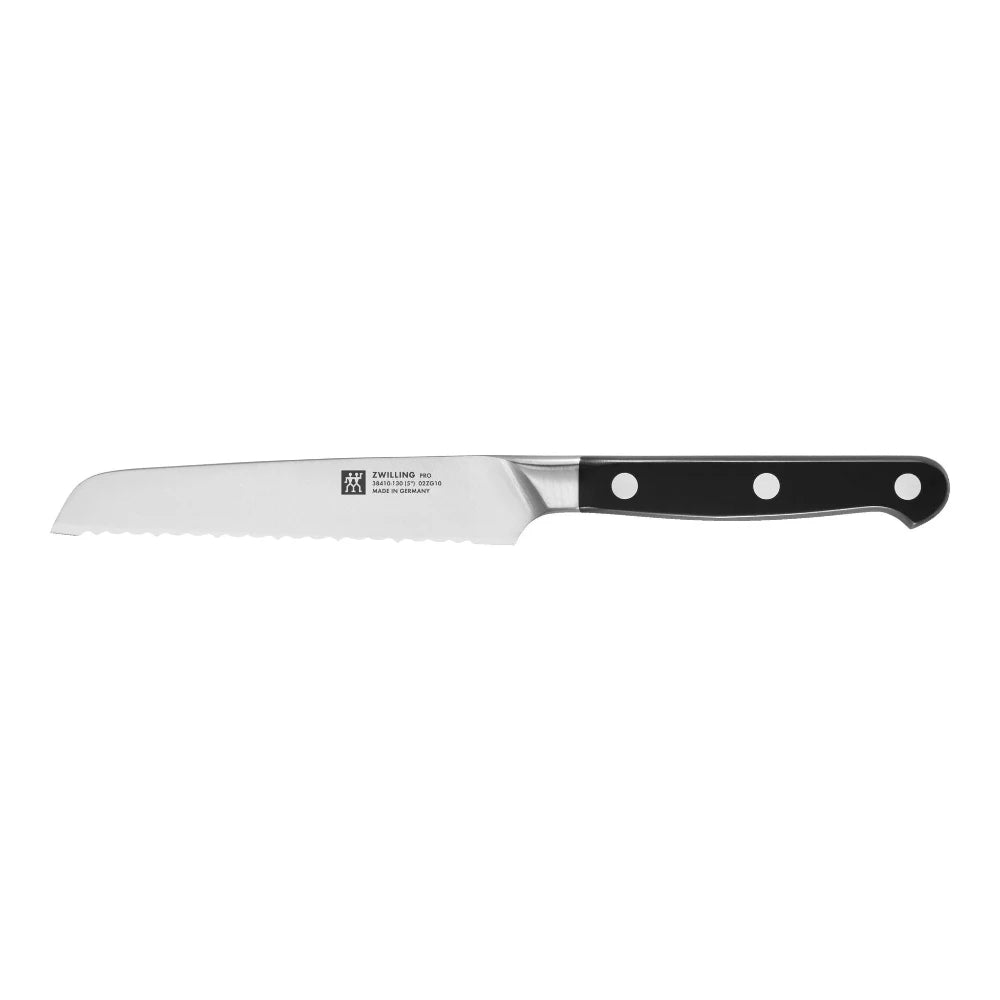 ZWILLING Pro Couteau universel 13 cm, Tranchant en dents de scie inversées *    - Zwilling - Couteau - 