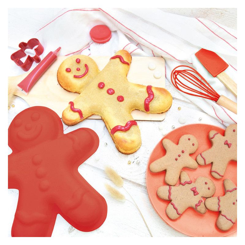 Coffret ustensiles pâtisserie enfant Bonhomme pain d'épices    - Scrapcooking - Ensemble d'ustensiles à pâtisserie -  - La Guilde Culinaire