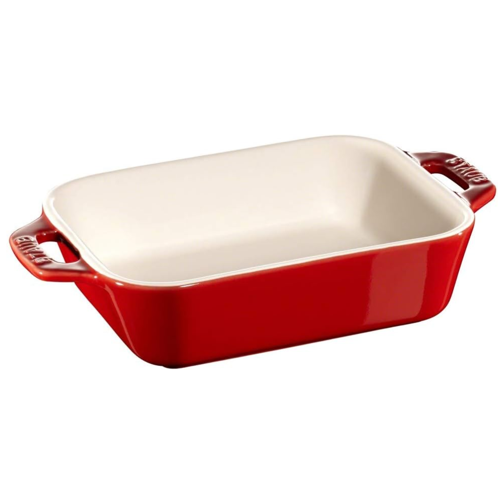 Plat à gratin rectangulaire céramique 14 x 11 cm ! Rouge   - Staub - Plat à gratin - 40511-139 / 1004601 - La Guilde Culinaire