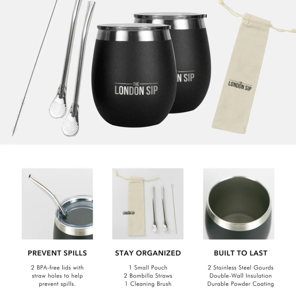 Set de tasse Yerba Mate - The London Sip Company - Yerba mate - - La Guilde Culinaire