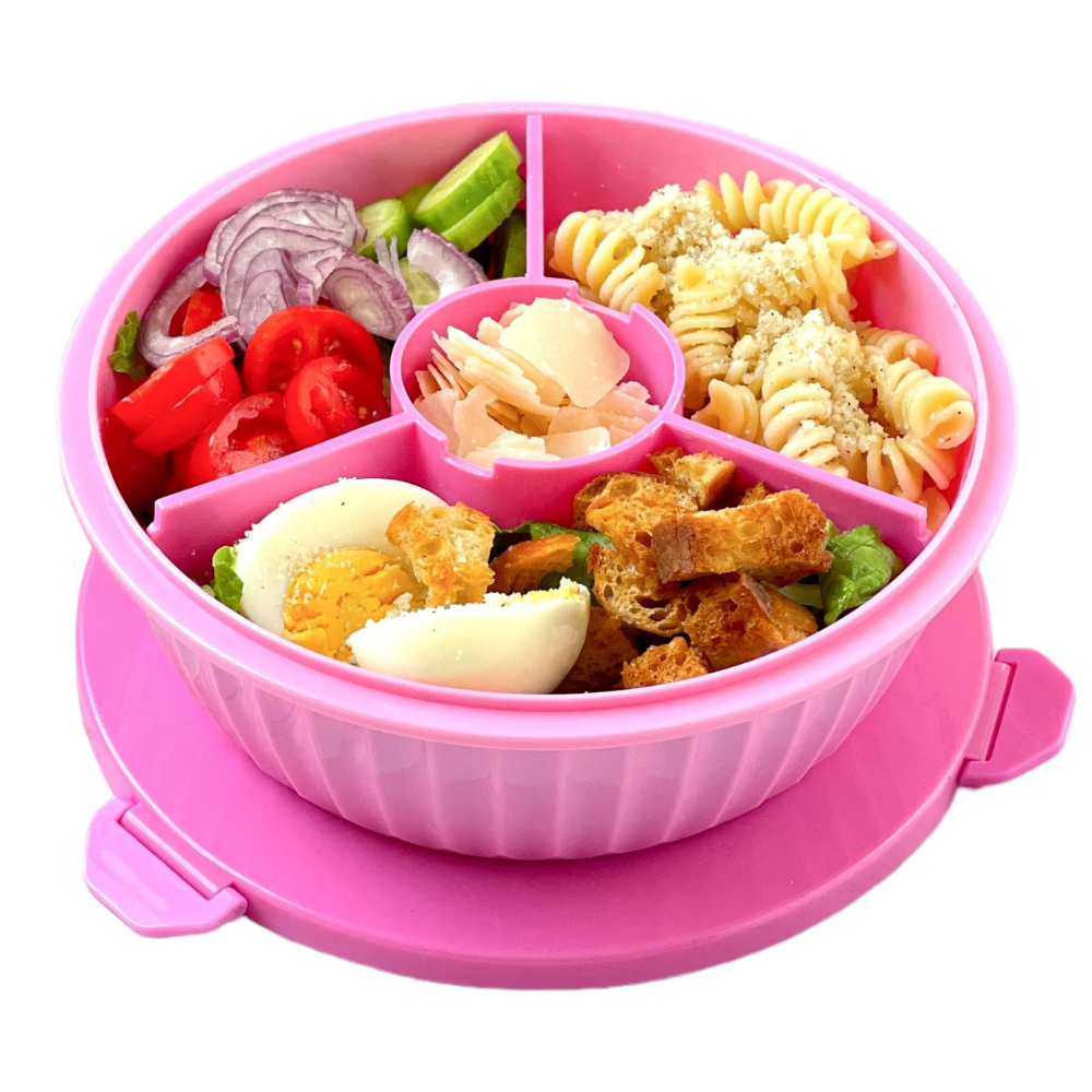 Yumbox – Poke Bowl (3 compartiments) Rose Guava   - Yumbox - Boîte à repas - GPP2023103 - La Guilde Culinaire