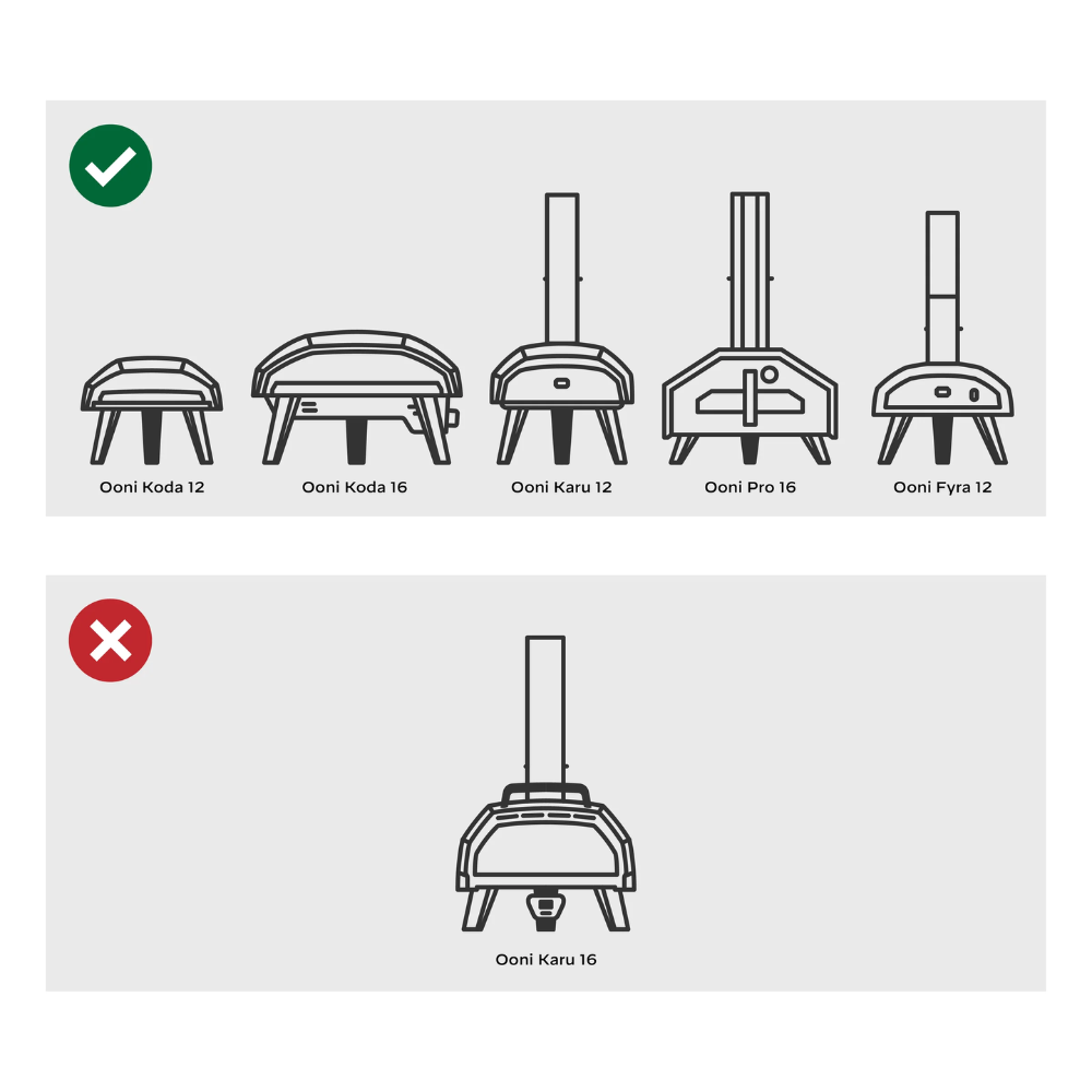 Embouts antidérapants Ooni pour fours à pizza Ooni (lot de 3)    - Ooni - Embouts antidérapants -  - La Guilde Culinaire