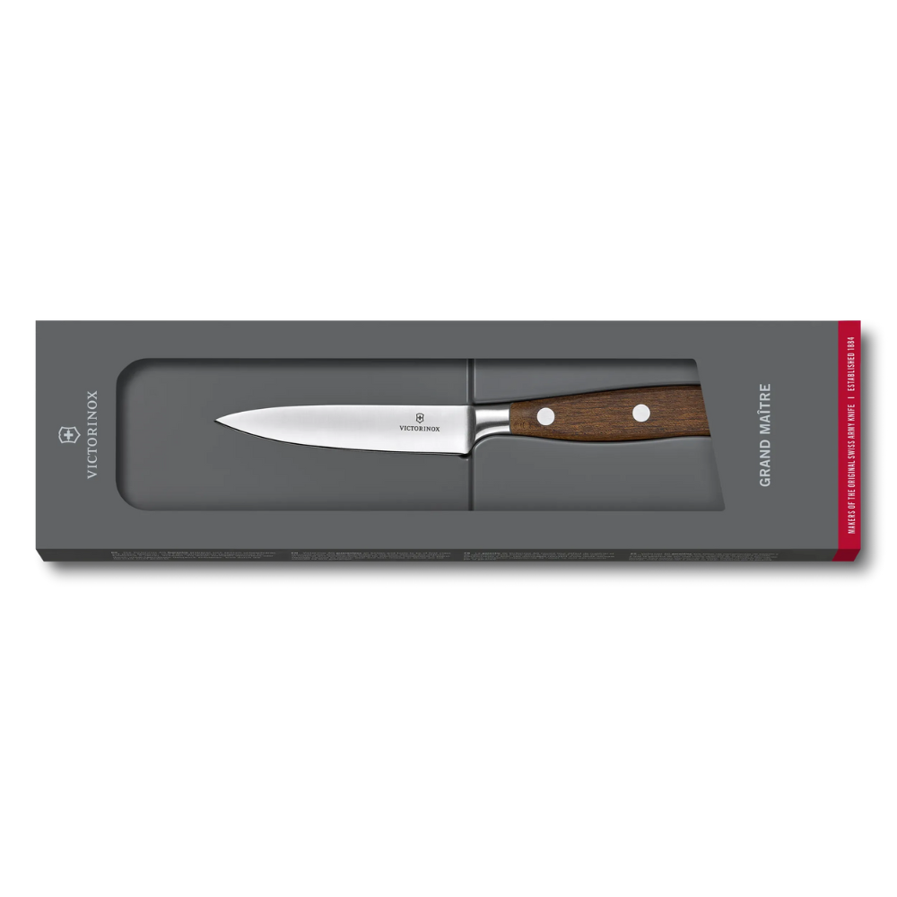 Grand Maître Wood Couteau d’office forgé - Victorinox - Couteau d'office - - La Guilde Culinaire