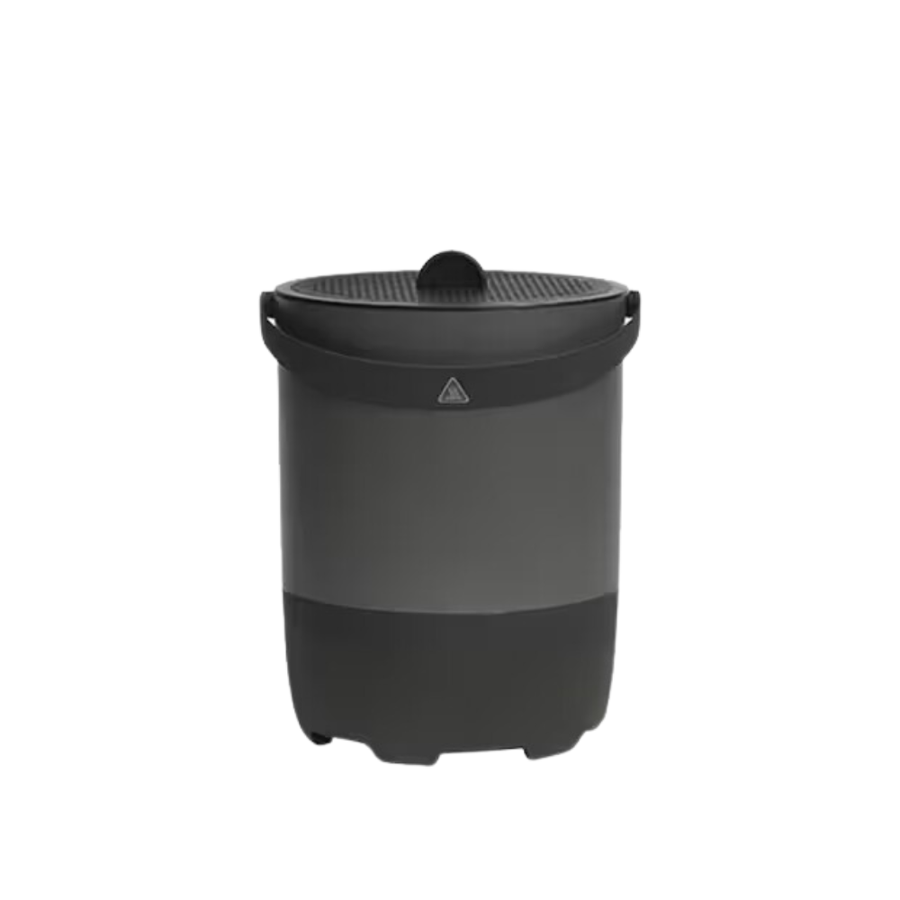 Seau et couvercle Eco 5 Ardoise   - Vitamix - Accessoire pour broyeur de déchets alimentaires - 071957 - La Guilde Culinaire