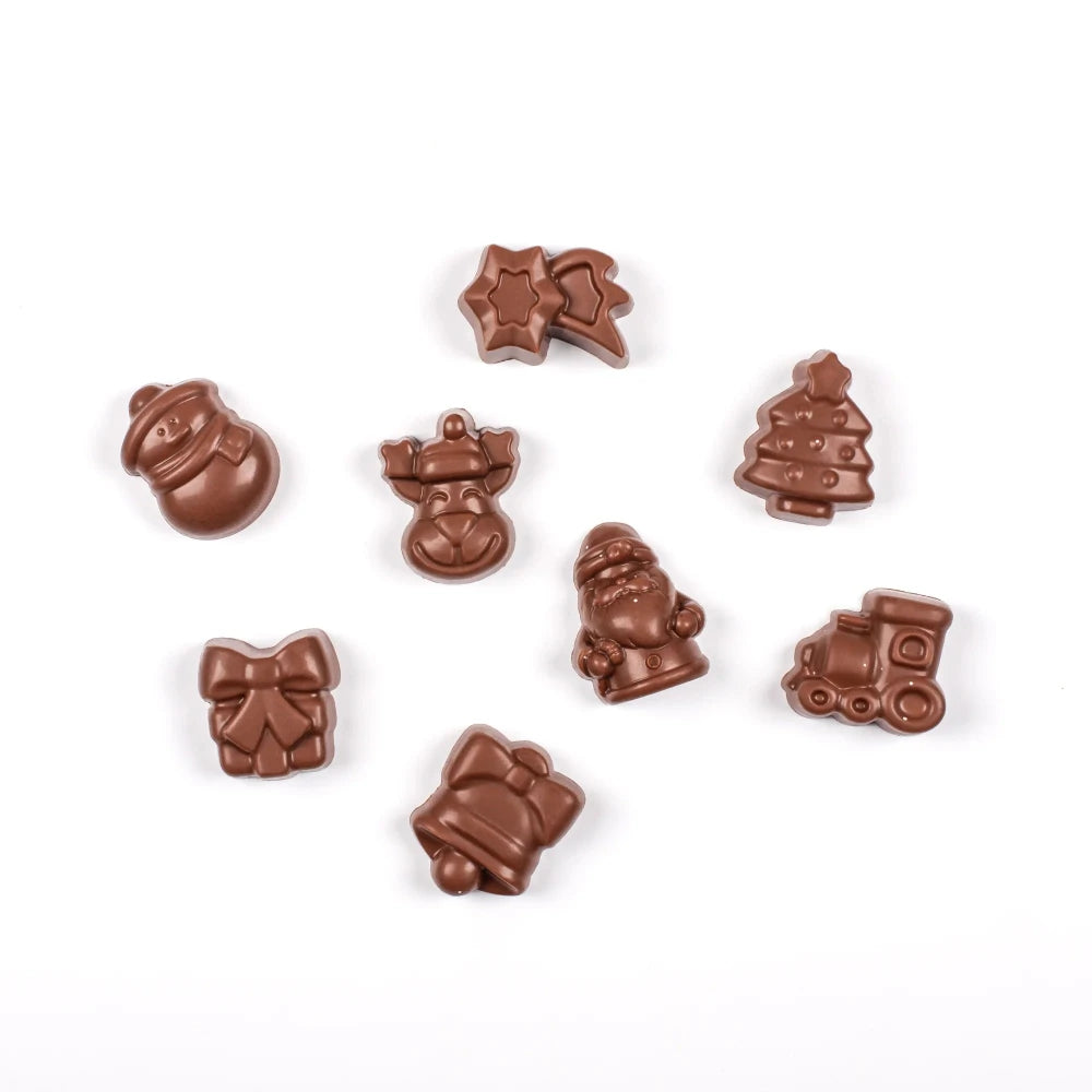 Petites Figurines de Noël en Chocolat et Speculoos    - Chocolat Boréal - Chocolat -  - La Guilde Culinaire