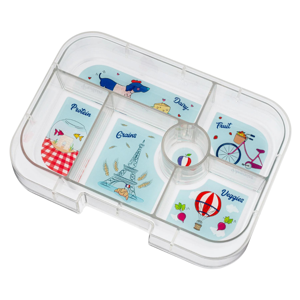 Yumbox Bento – Panino – Lulu Purple - Paris Je t'aime (6 compartiments)    - Yumbox - Boîte à repas -  - La Guilde Culinaire