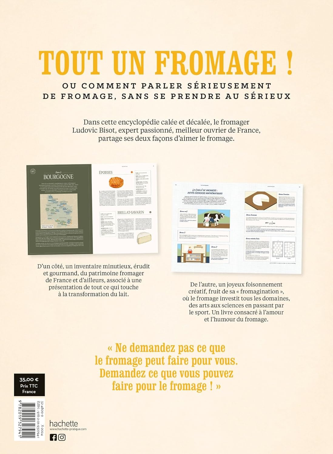 Tout un fromage : L'encyclopédie calée et décalée du fromage - Hachette Ed. - Livre de cuisine - - La Guilde Culinaire