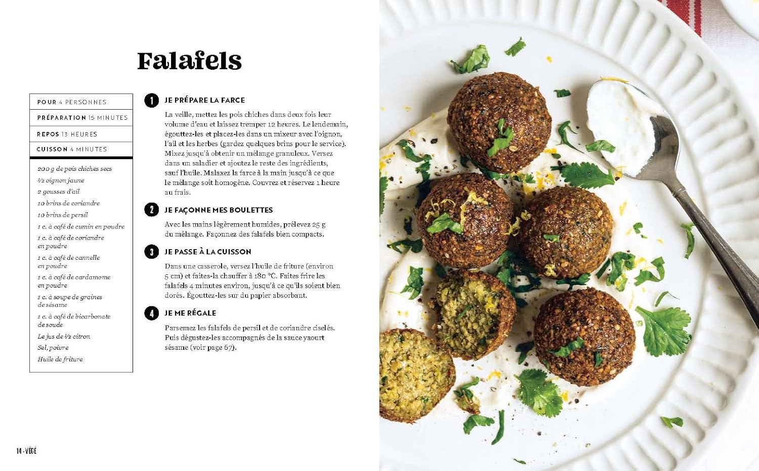 Falafel    - Marabout - Livre de cuisine -  - La Guilde Culinaire