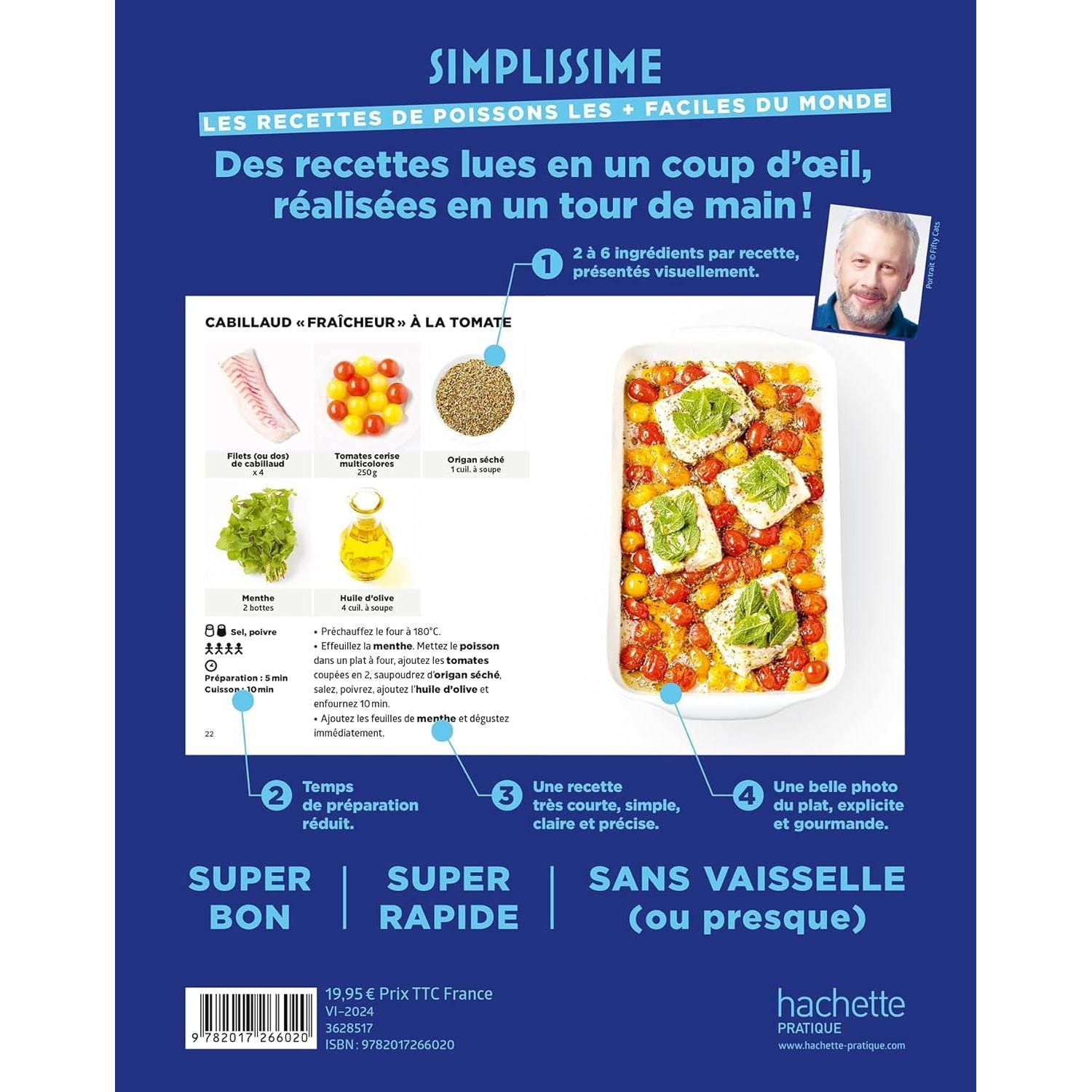 Simplissime : Les recettes de poissons les + faciles du monde    - Hachette Ed. - Livre de cuisine -  - La Guilde Culinaire