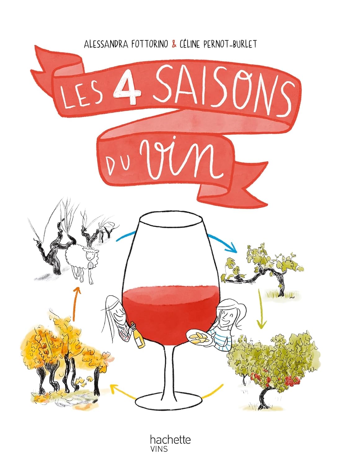 Les 4 saisons du vin - Hachette Ed. - Livre d'alcool et boisson - - La Guilde Culinaire