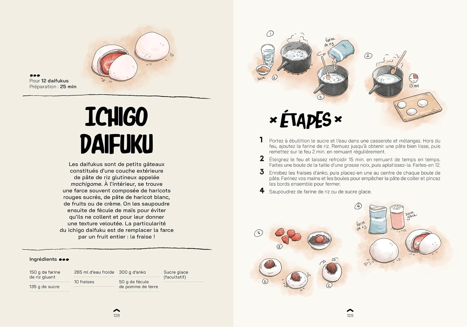 Recettes japonaises en 4 étapes    - Hachette Ed. - Livre de cuisine -  - La Guilde Culinaire