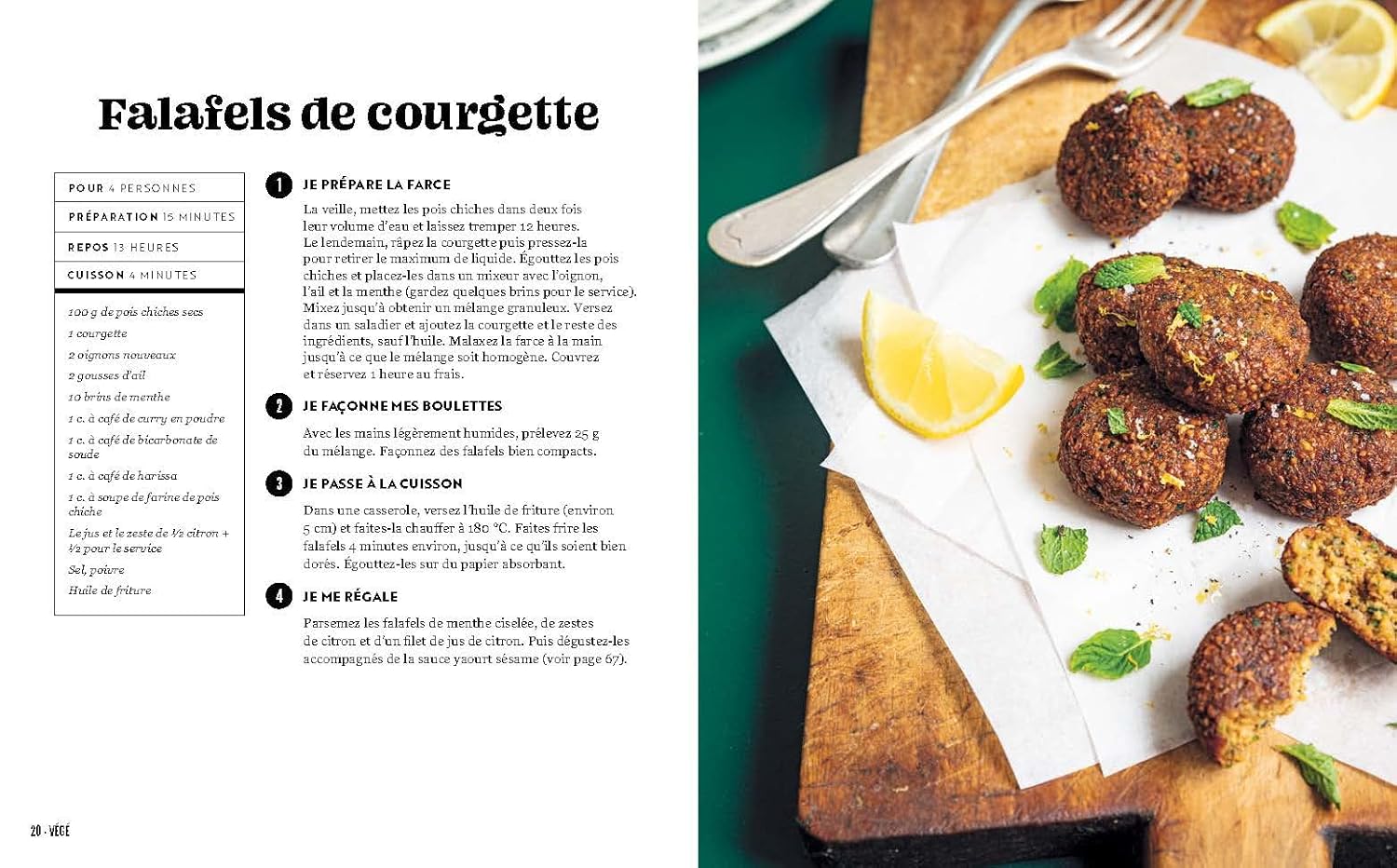 Falafel    - Marabout - Livre de cuisine -  - La Guilde Culinaire