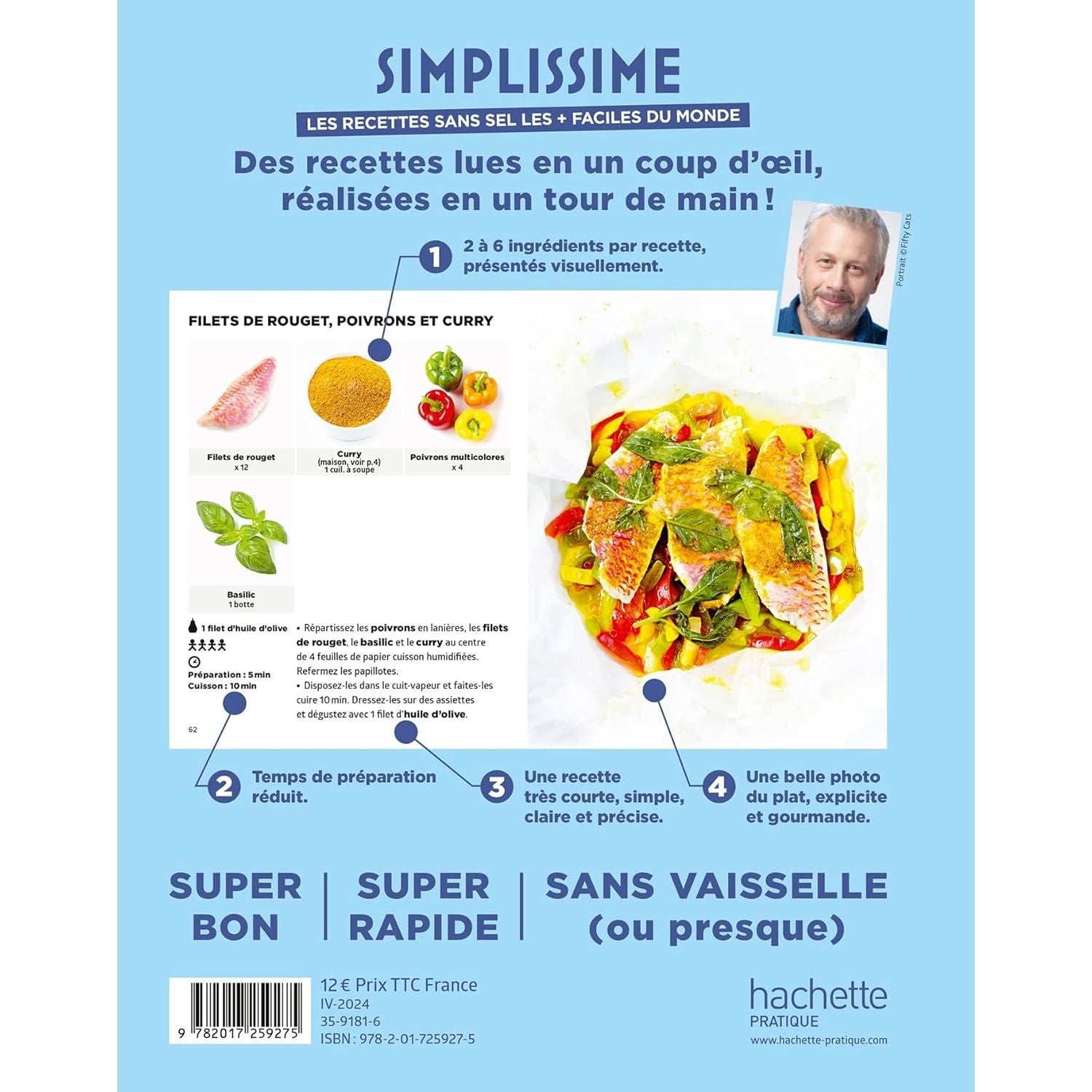 Simplissime : Les recettes sans sel les + faciles du monde    - Hachette Ed. - Livre de cuisine -  - La Guilde Culinaire