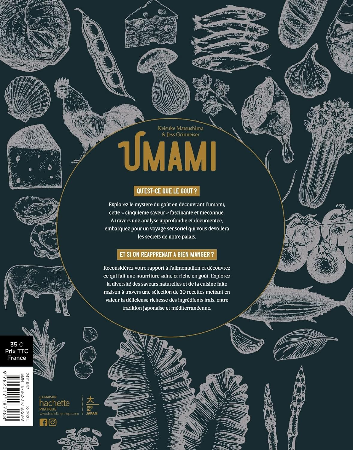 Umami - Hachette Ed. - Livre de cuisine - - La Guilde Culinaire