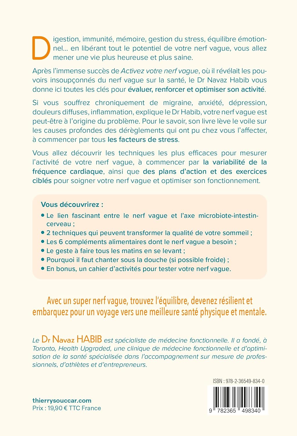 Super nerf vague : Libérez tout le potentiel de votre nerf vague pour être en super santé    - Thierry Souccar Ed. - Livre -  - La Guilde Culinaire