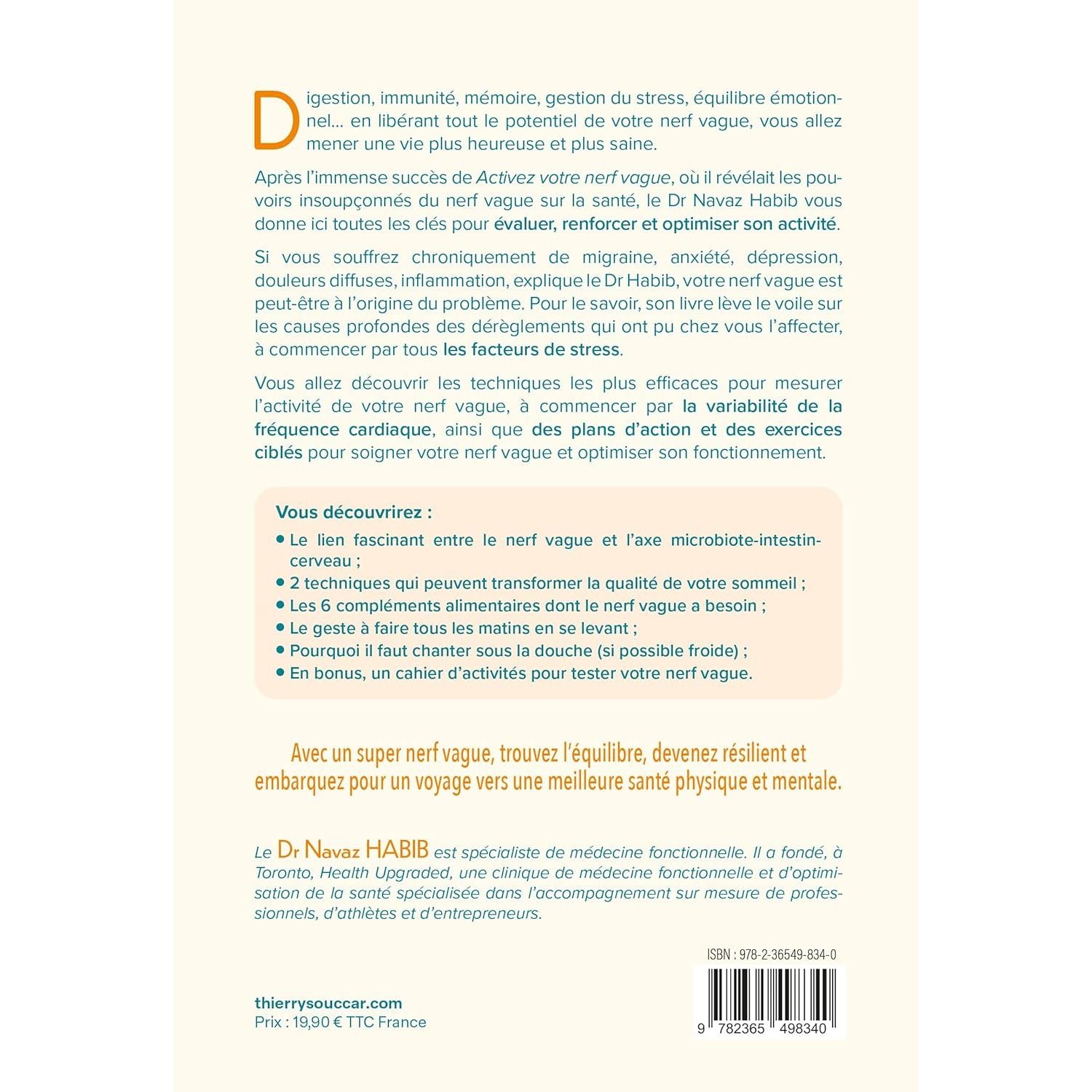 Super nerf vague : Libérez tout le potentiel de votre nerf vague pour être en super santé    - Thierry Souccar Ed. - Livre -  - La Guilde Culinaire