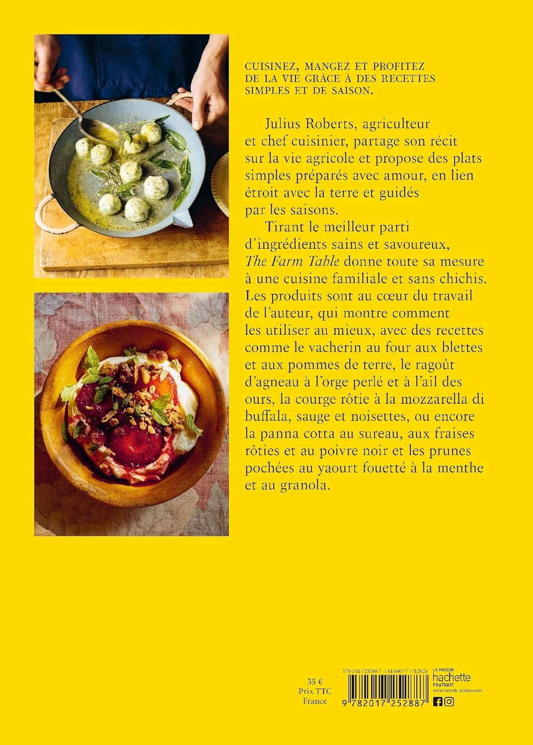 The Farm Table - Hachette Ed. - Livre de cuisine - - La Guilde Culinaire