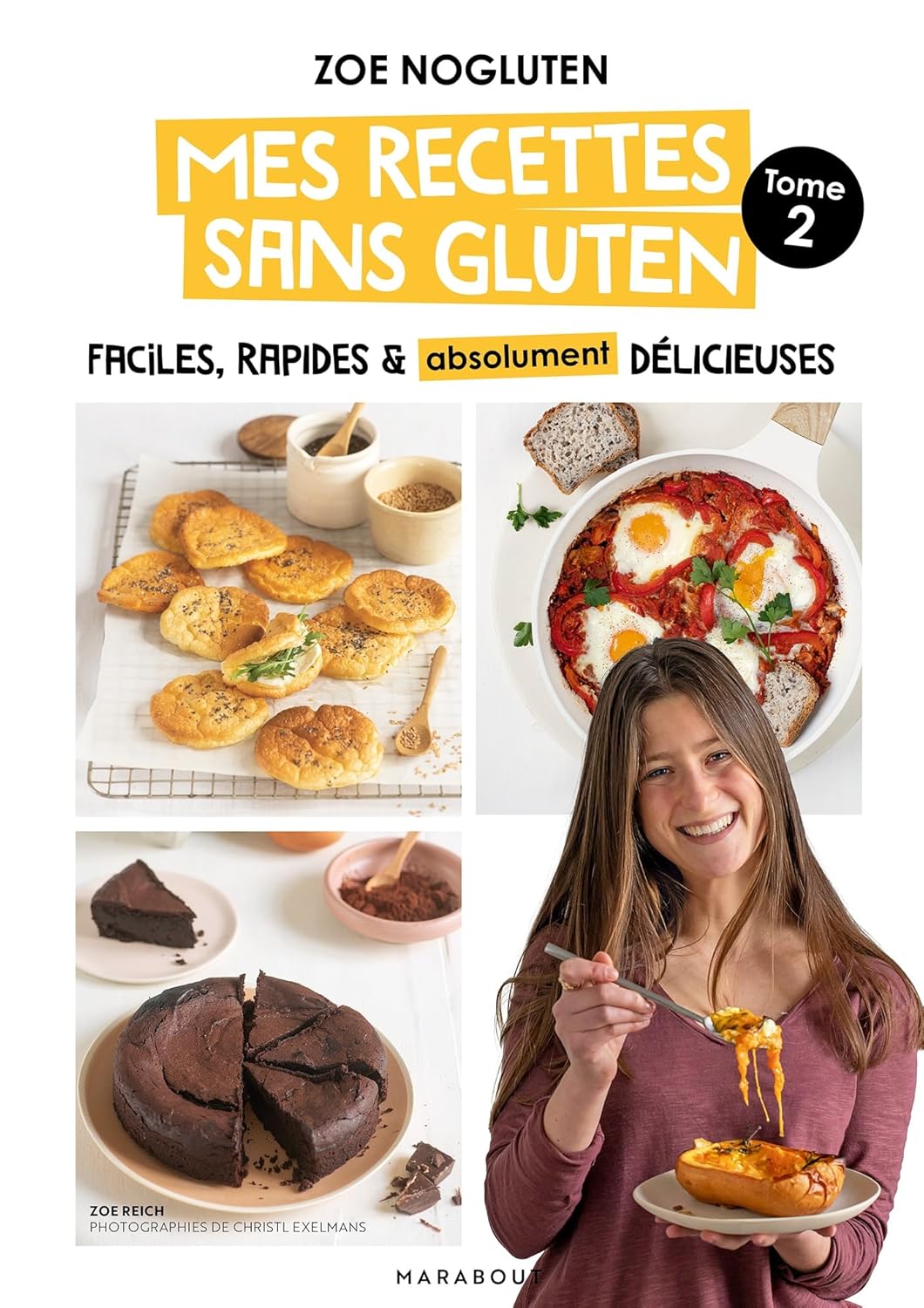 Mes recettes sans gluten - Tome 2    - Marabout - Livre de cuisine -  - La Guilde Culinaire