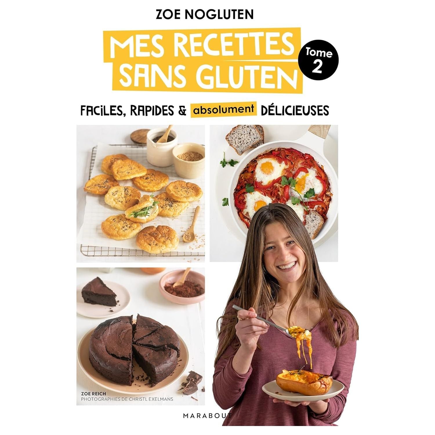 Mes recettes sans gluten - Tome 2    - Marabout - Livre de cuisine -  - La Guilde Culinaire