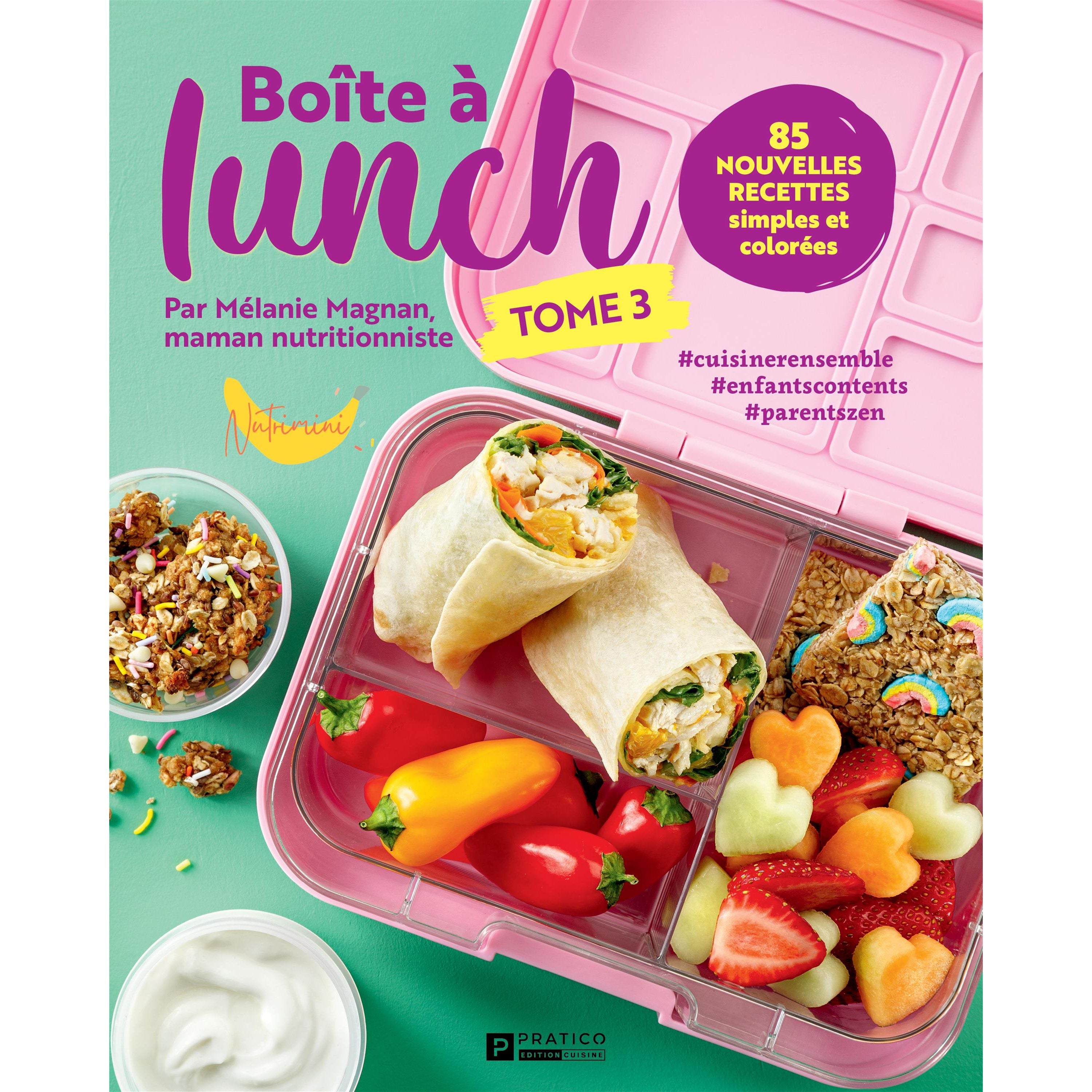 Boîte à lunch - Tome 3    - Pratico Ed. - Livre de cuisine -  - La Guilde Culinaire