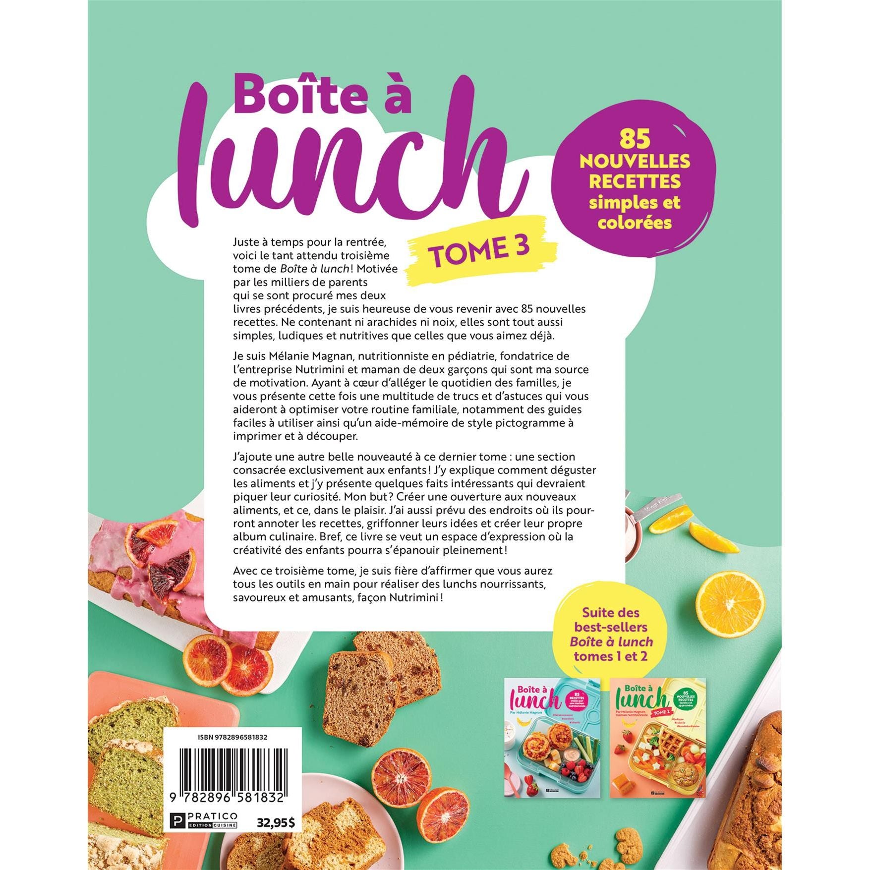 Boîte à lunch - Tome 3    - Pratico Ed. - Livre de cuisine -  - La Guilde Culinaire