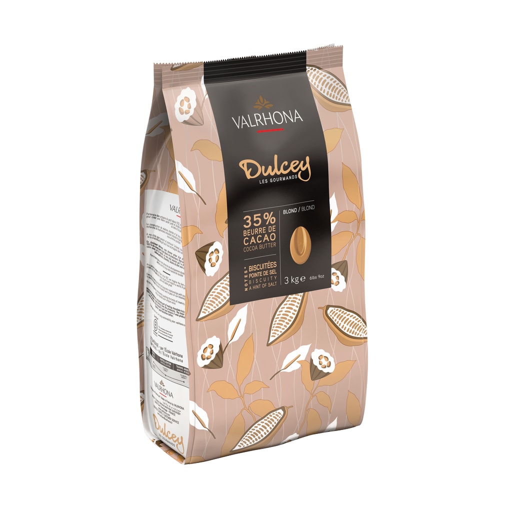 Chocolat Dulcey à Pâtisser 35%, Valrhona 3 kg / 6.61lbs - Valrhona - Chocolat - 883038 - La Guilde Culinaire