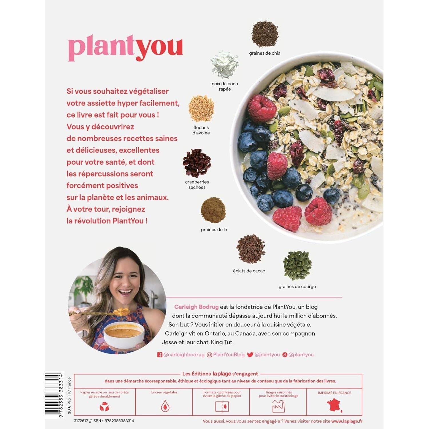 Plant you    - La Plage Ed. - Livre de cuisine -  - La Guilde Culinaire