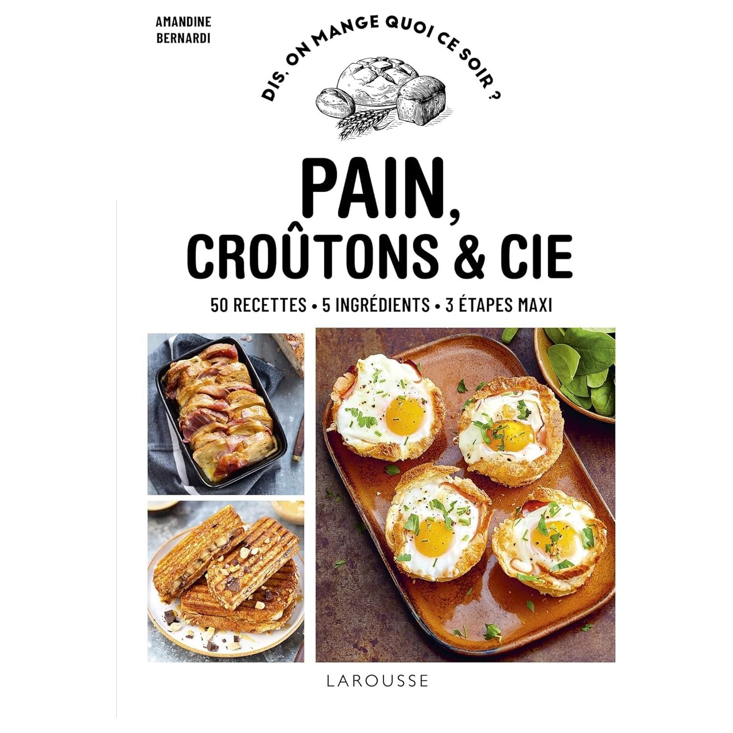 Pain, croûtons & cie    - Larousse Ed. - Livre de boulangerie -  - La Guilde Culinaire